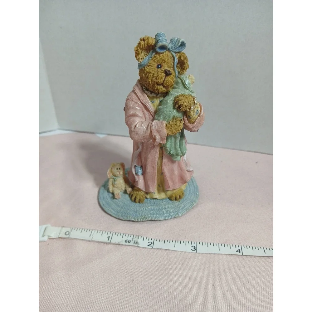 Boyds Bears -Bearstone - Mommy Bearhugs w/Baby Bundles - Late Night Comfort